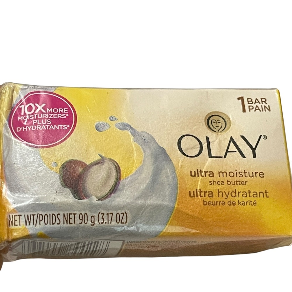 Olay‎ Bar Soap Ultra Moisture Shea Butter Beauty Bar 3.17 oz New Factory Sealed